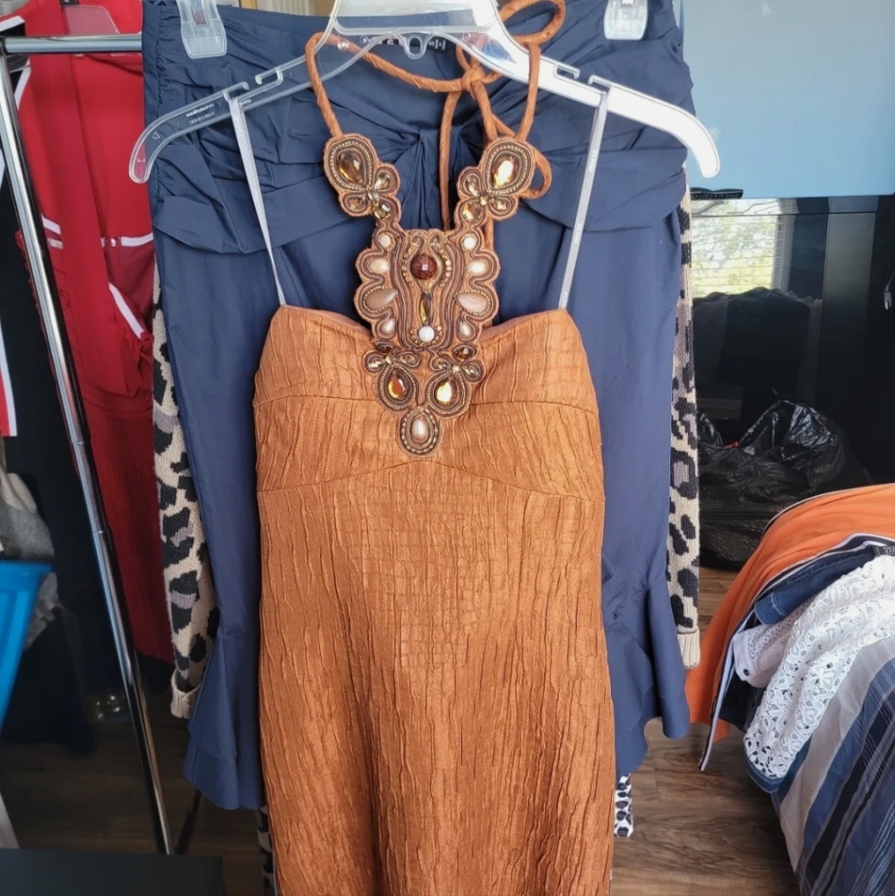 Boston Proper Muse size 8 haulter dress new with tags